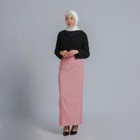 Gambar Rok kerja wanita model span panjang/rok span syakira by azkia putih - Milo, L dari AZKIA BLAZER OWNER undefined 4 Tokopedia