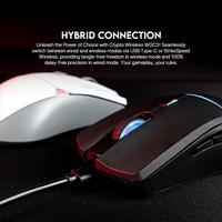 Gambar FANTECH CRYPTO WGC3 RECHARGEABLE WIRELESS Gaming Mouse - WHITE dari GGSTORESBY undefined 5 Tokopedia