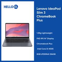 Gambar Lenovo Ideapad Slim 3 Chromebook Plus Intel Core i3-N305 Laptop dari Hello El Official undefined 1 Tokopedia