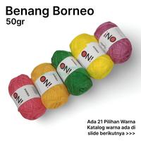Gambar Benang Rajut Akrilik Wol Borneo Onitsuga - Hijau Daun 7905 dari Benang Rajut Murah Surabaya undefined 1 Tokopedia