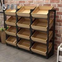 Gambar rak sayuran 4 susun / rak display buah-buahan modern UK 60 x 40 x 130cm dari CV. BUMI MAHKOTA KAYU undefined 2 Tokopedia