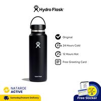 Gambar Hydro Flask Tumbler 40oz Wide Mouth Flex Cap - Black dari Nataroe Active Indonesia undefined 1 Tokopedia