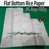 Gambar Flat Bottom Rice Paper XS 100g Coffee Packaging Craft kemasan kopi - Grosir 100 pcs dari Coffee Supplies undefined 1 Tokopedia