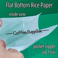 Gambar Flat Bottom Rice Paper XS 100g Coffee Packaging Craft kemasan kopi - Grosir 100 pcs dari Coffee Supplies undefined 4 Tokopedia