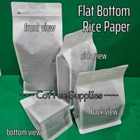 Gambar Flat Bottom Rice Paper XS 100g Coffee Packaging Craft kemasan kopi - Grosir 100 pcs dari Coffee Supplies undefined 3 Tokopedia