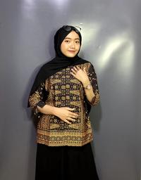 Gambar Songket Cek Ipah - Baju Batik Atasan Wanita MotIf Jumputan Model C - Jumputan 3, L dari Songket Cek Ipah undefined 5 Tokopedia