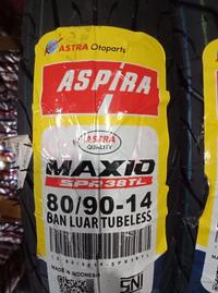 Gambar ! PAKET BAN MATIC TUBELESS ASPIRA MAXIO 90/90 & 80/90-14 + PENTIL dari OTTO BAN undefined 4 Tokopedia