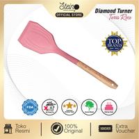 Gambar STEIN Diamond Turner (Spatula Masak Silkon BPA FREE) - Brown dari Steincookware Official Store undefined 2 Tokopedia