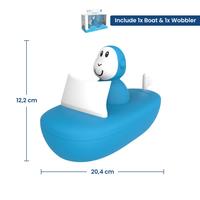Gambar Matchstick Monkey - Bathtime Boat Set Mainan Mandi - Blue dari Balonku Babyshop undefined 2 Tokopedia