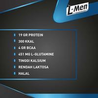 Gambar L-Men Gain Mass Chocolate 500 g - Suplemen Penambah Massa Otot Tinggi dari Wuryan undefined 3 Tokopedia
