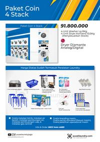 Gambar Paket Mesin Koin 4 Stack / Mesin laundry / Usaha Laundry - Coin 09 dari PusatLaundry_NEW undefined 1 Tokopedia