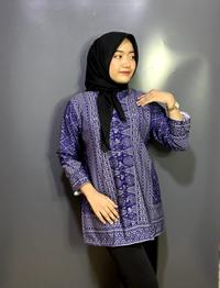 Gambar Songket Cek Ipah - Baju Batik Atasan Wanita MotIf Jumputan Model E - Songket 4, M dari Songket Cek Ipah undefined 3 Tokopedia