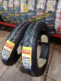 Gambar ! PAKET BAN MATIC TUBELESS ASPIRA MAXIO 90/90 & 80/90-14 + PENTIL dari OTTO BAN undefined 2 Tokopedia