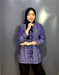 Gambar Songket Cek Ipah - Baju Batik Atasan Wanita MotIf Jumputan Model E - Songket 4, M dari Songket Cek Ipah undefined 4 Tokopedia