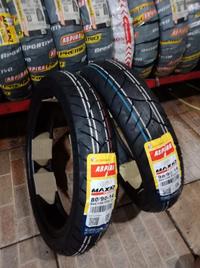 Gambar ! PAKET BAN MATIC TUBELESS ASPIRA MAXIO 90/90 & 80/90-14 + PENTIL dari OTTO BAN undefined 1 Tokopedia