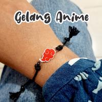 Gambar Gelang Tali Korea hitam 1,5mm Akrilik print uv Naruto Unik trendy gaul - NARUTO dari Jagool undefined 1 Tokopedia