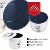 Gambar Panci Listrik Pemasak Nasi Sup Bubur 1,2 Liter Electric Cooking Pot - Ungu dari Toso Mart undefined 4 Tokopedia