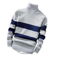Gambar Sweater Pria Turtleneck BIG Blaster Sweater Rajut Pria Kerah Tinggi - Hitam, L dari Crew Fashion Official Str undefined 3 Tokopedia