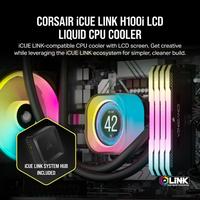 Gambar CORSAIR iCUE LINK H150i LCD 360mm AIO - Liquid CPU Cooler - Hitam dari JnJ Online undefined 2 Tokopedia