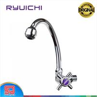Gambar Ryuichi V 632 CA Kran Dapur Tembok Keran Angsa Cuci Kitchen Sink 1/2" dari Sadar Jaya Maju undefined 2 Tokopedia