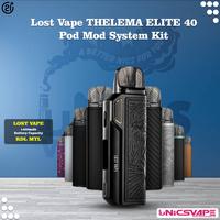 Gambar Lost Vape THELEMA ELITE 40 Pod Mod Kit RDL MTL 3ML 1400mAh AUTHENTIC - MIDNIGHT BLACK dari uNics VapeStore undefined 1 Tokopedia