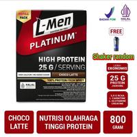Gambar whey protein isolate dan concentrate L-men platinum 25gram protein - Strawberry dari Fitnese Suplemen Store undefined 5 Tokopedia