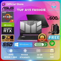 Gambar ASUS TUF A15 FA506IE RYZEN 7 4800 RTX3050TI 4GB 16GB 512GB W11 15.6FHD - UNIT dari AI Official Store undefined 1 Tokopedia