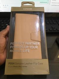 Gambar Capdase Posh Leather Folio Case iPhone 6s Plus/6 Plus Gold Beige dari Inti Sukses undefined 5 Tokopedia