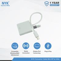 Gambar NYK Converter Mini Display Port DP to VGA Adapter dari Starcomp Semarang undefined 3 Tokopedia