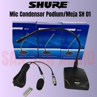 Gambar SH 01/ SH01 SHURE MIC/ MICROPHONE PODIUM CONFERENCE MIC MEJA dari san san audio undefined 1 Tokopedia