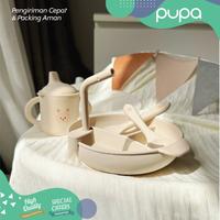 Gambar Peralatan Makan Bayi Anak Silikon Alat Makan Mpasi Baby Feeding Set - Piring Beruang dari MesindoJaya undefined 4 Tokopedia