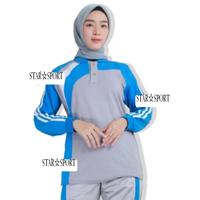 Gambar Baju Kaos Olahraga Pria /wanita / Seragam Baju Olahraga Lengan Panjang - Hijau Toska, M dari STARSPORT85 undefined 4 Tokopedia