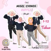 Gambar Misel Celana Panjang Anak Perempuan Cewek Misel Original Bahan Twill Stretch Import Tebal Lentur Lembut Saku Depan Belakang Hidup Variasi Border Bunga Daisy Umur 1-12 Tahun - caramel, Size 10 dari Pakaian Anak Bandung undefined 1 Tokopedia