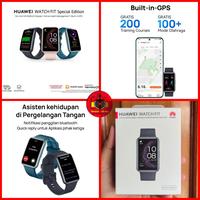 Gambar HUAWEI WATCH FIT SE Amoled GPS Special Edition Smartwatch 1.64 HD resm - Hitam dari Thewisest Okesop undefined 1 Tokopedia