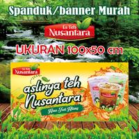 Gambar Spanduk Banner Es Teh Nusantara - Beli 2 Model, Bahan 340 Gsm dari MankPoeds Print undefined 2 Tokopedia