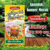 Gambar Spanduk Banner Es Teh Nusantara - Beli 2 Model, Bahan 340 Gsm dari MankPoeds Print undefined 1 Tokopedia