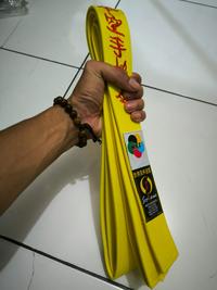 Gambar Sabuk Karate Dewasa Kuning WKF Bordir Tebal - Cotton dari sports star undefined 4 Tokopedia