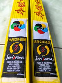 Gambar Sabuk Karate Dewasa Kuning WKF Bordir Tebal - Cotton dari sports star undefined 3 Tokopedia