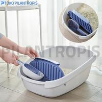 Gambar LITTER BOX KUCING JUMBO XL TEMPAT PUP BAK KOTAK PASIR KUCING LITER BOX - Hijau Large dari Toko Pilantropis undefined 4 Tokopedia