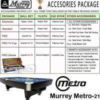 Gambar Murrey Metro-21 PRO TV 9 ft Slate Pool Table Meja Billiard Biliar Asli dari ARAS BILLIARD undefined 4 Tokopedia