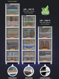 Gambar LEMARI NAPOLLY LOKER BOX PLASTIK | KOTAK PENYIMPANAN MULTIFUNGSI dari puspita perabot undefined 1 Tokopedia