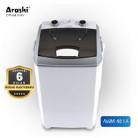 Gambar Mesin Cuci Arashi 451A / 452A 1 Tabung 4,5 - Mesin Cuci Portable - 451A dari Dapur DV_NEW undefined 1 Tokopedia