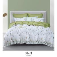 Gambar Sprei Anti Geser & Bedcover Set Tensel 60s Sutra Organik S1413 - Bedcover Set, 200x200x25 dari SepreiCipadu undefined 1 Tokopedia