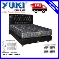 Gambar Spring Bed Holistic - MLD Uk 90 100 120 160 180 200 - Abu-abu, 90Cm Full Set dari Yuki Spring Bed undefined 1 Tokopedia