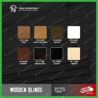 Gambar [PROMO TERMURAH] KREY / TIRAI / GORDEN JENDELA KAYU WOODEN BLIND - STRING TAPE dari tirainusantara undefined 4 Tokopedia