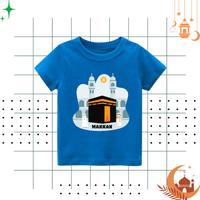 Gambar Baju Kaos Anak Muslim Islam Makkah Madinah Usia 2 3 4 5 6 7 8 9 10 - Polos Merah, 2-3 Tahun/S dari Kids Twin undefined 4 Tokopedia