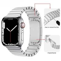 Gambar Strap apple watch ultra 49MM SE 9 8 7 6 5 tali iwatch stainless steel - TITANIUM, SIZE 49MM ULTRA dari TOKO NIC ACC undefined 3 Tokopedia