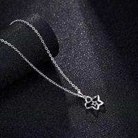 Gambar Kalung Wanita Korea Bintang Double Star Aksesoris Perhiasan Elegant dari NOMIDE STORE undefined 4 Tokopedia