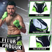 Gambar Celana Pendek MMA Hook Muay Thai Shorts Kickboxing Celana UFC Short Gr - XS dari Hook Fight Gear HQ undefined 3 Tokopedia