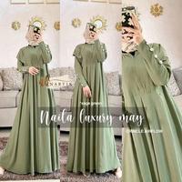 Gambar NAYLA LUXURY DRESS MAXY CRINGKEL AIRFLOW BUSUI GAMIS KONDANGAN - legging dari TOKO ARMARSYA SRAGEN undefined 1 Tokopedia